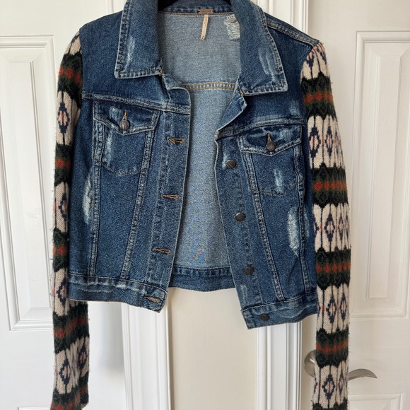 Free People Denim jacket M - Picture 1 of 3